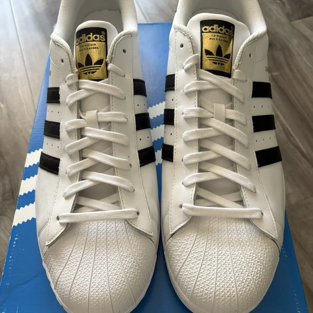 Adidas Superstar Men's size 19 custom large‎ size NEW in the box